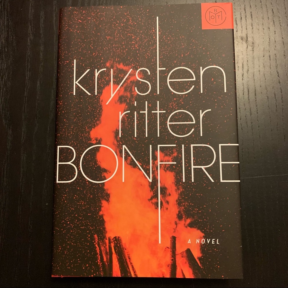 Bonfire by Krysten Ritter. Hardcover Book. Read.